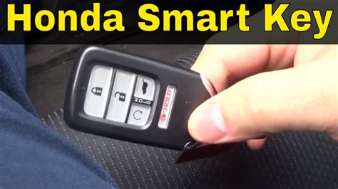 honda smart card replacement|Replace The Honda Smart Key Battery: How To Change Your .